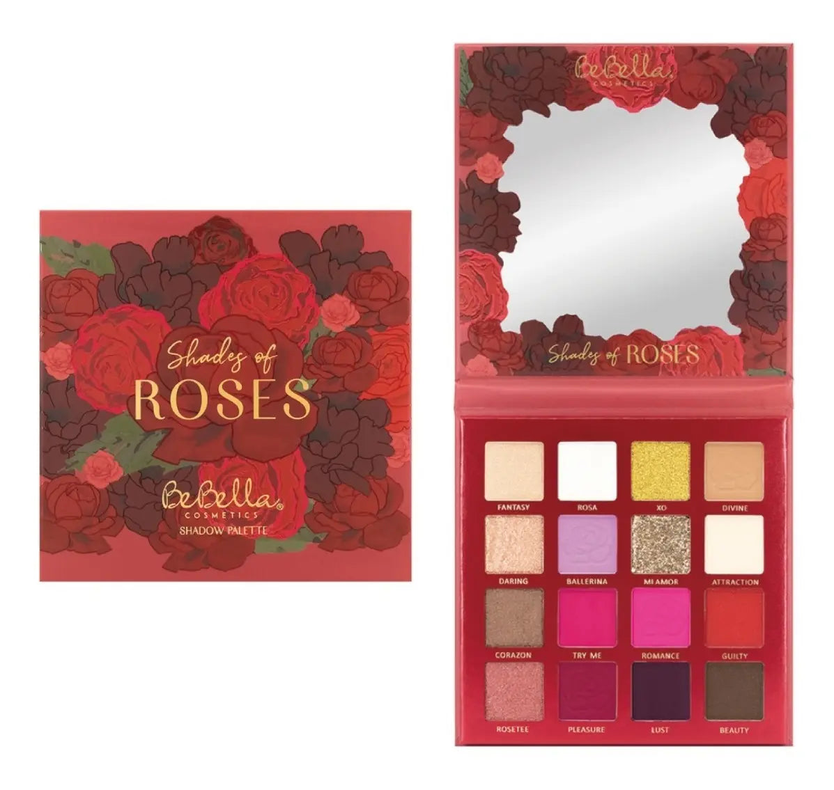 Paleta de sombras Shades of Roses Palette | Bebella