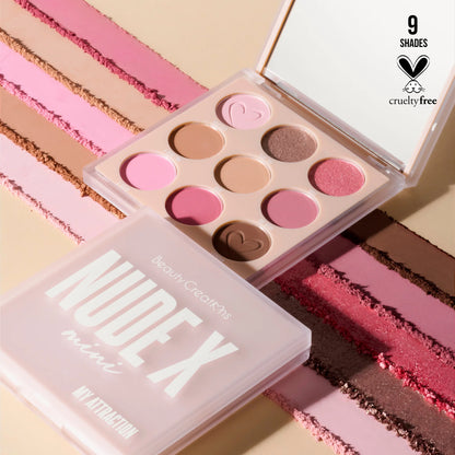 Paleta de sombras Nude X mini My Attraction| Beauty Creations