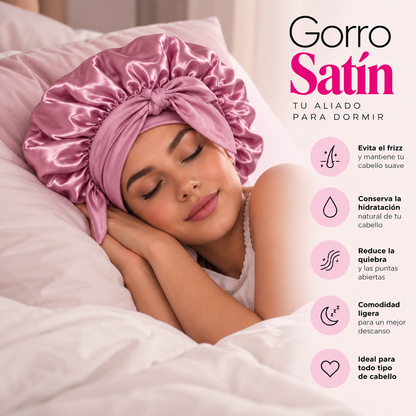 Gorro Satén para rizos | Uvalu