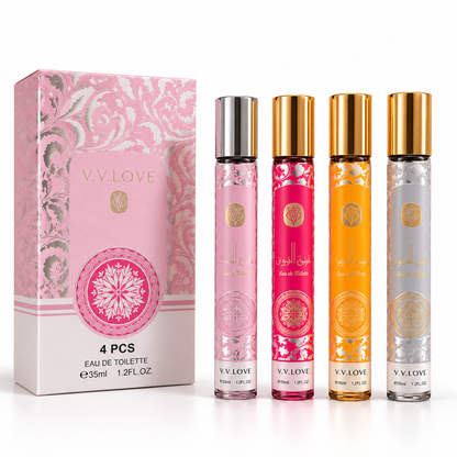 Set 4 Perfumes Árabes de mujer | V.V Love