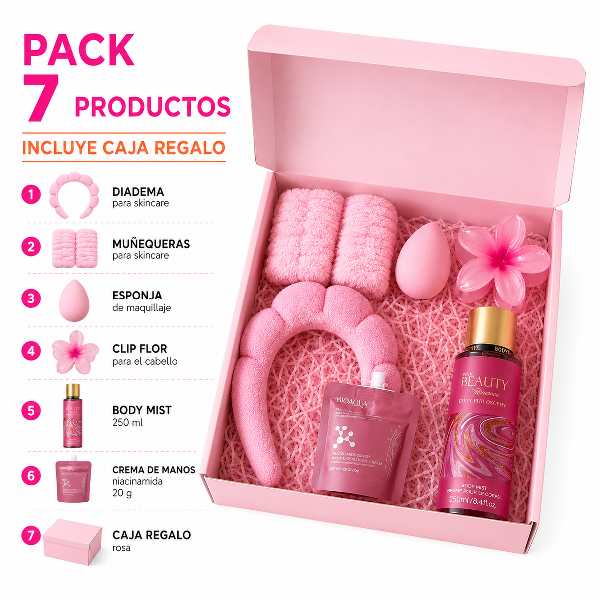 Pack Regalo Splash 7 productos y caja regalo | Uvalu