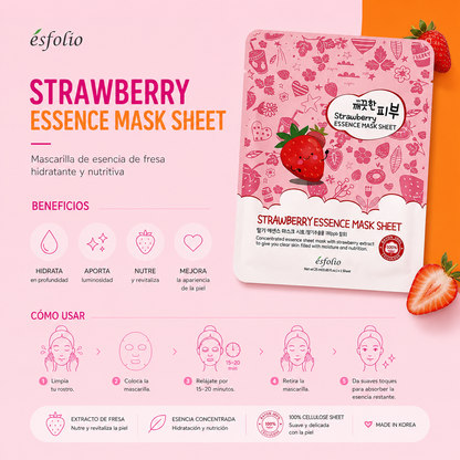 Mascarilla Facial Strawberry | Esfolío