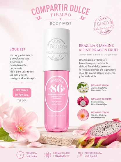 Body Mist 86 | Dupe Sol de Janeiro