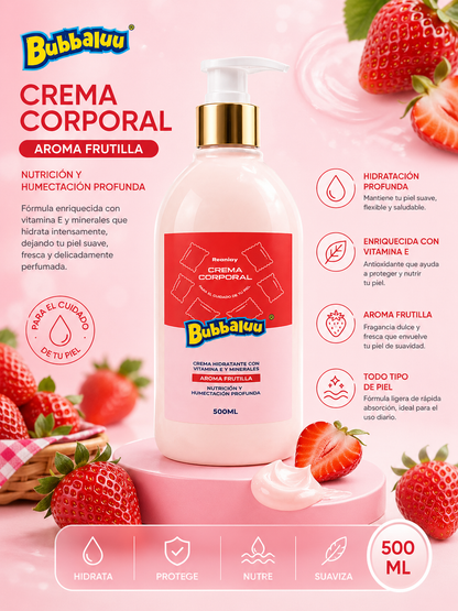 Crema Corporal Frutilla | Bubbaluu