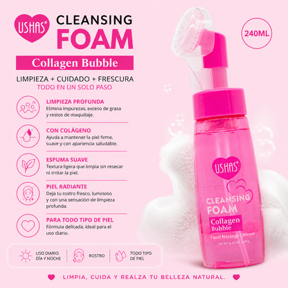 Espuma Facial con Colageno | Ushas