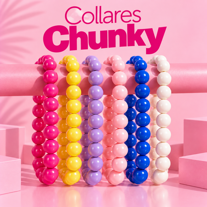 Collar Chunky Chicle | Uvalu