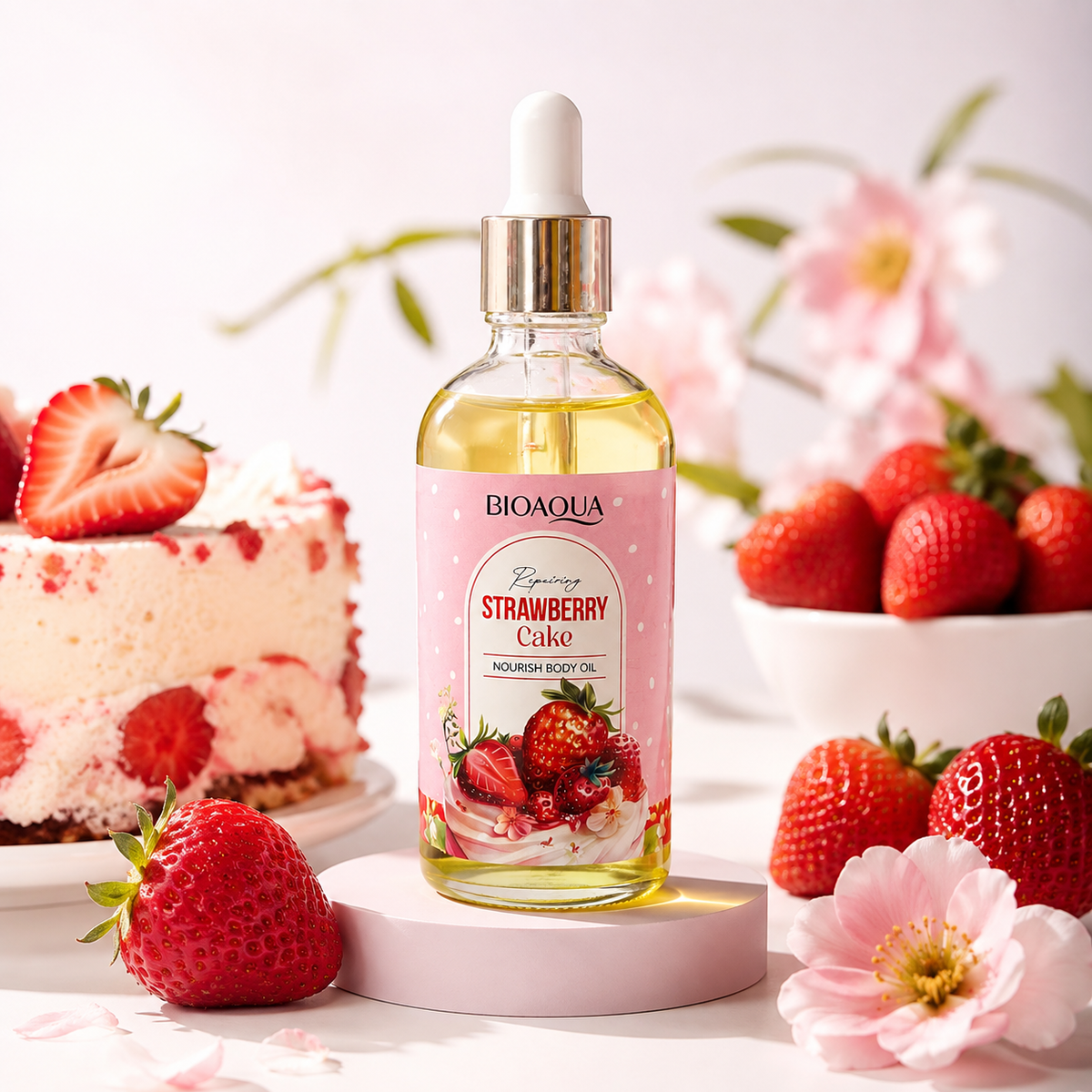 Aceite corporal Strawberry Cake | Bioaqua