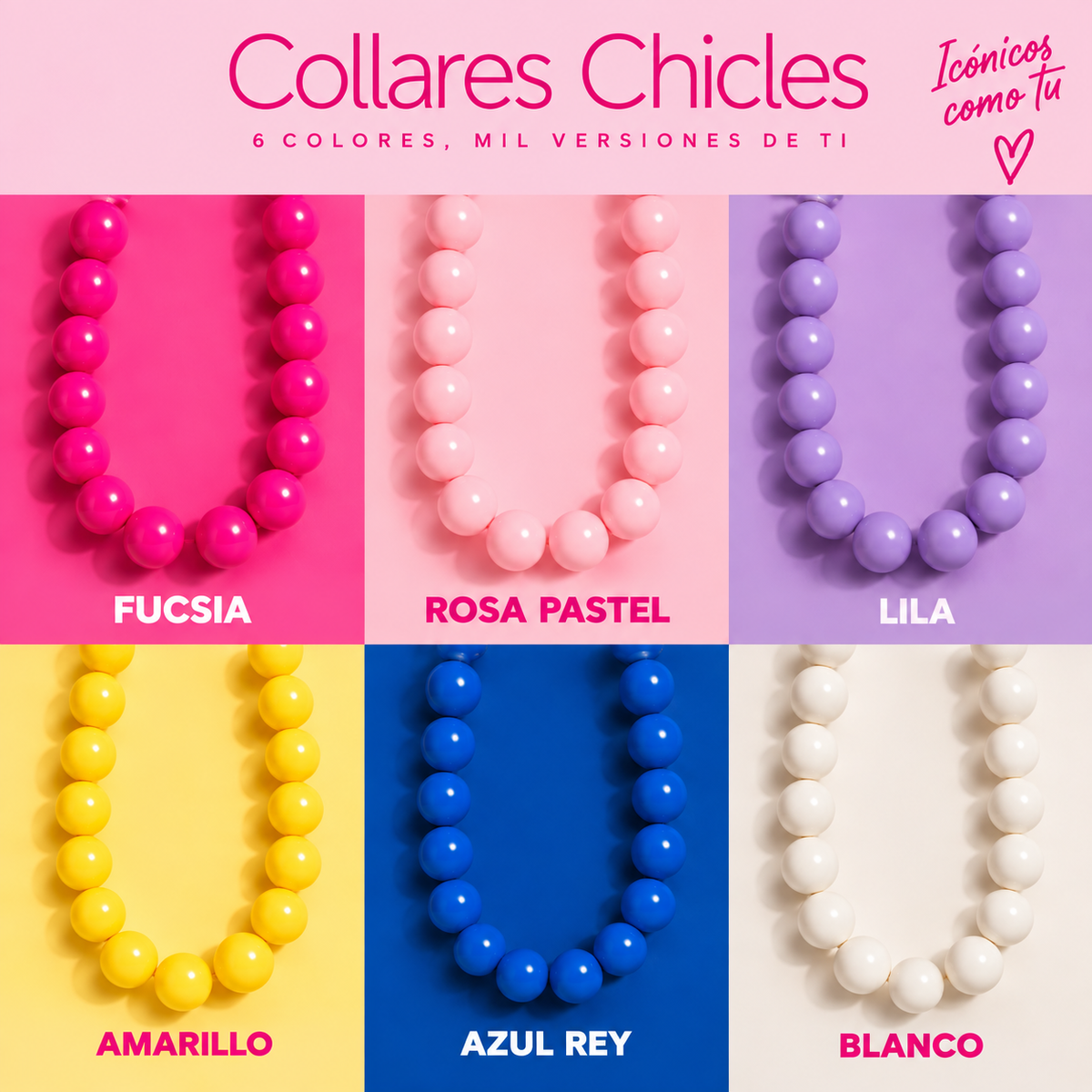 Collar Chunky Chicle | Uvalu