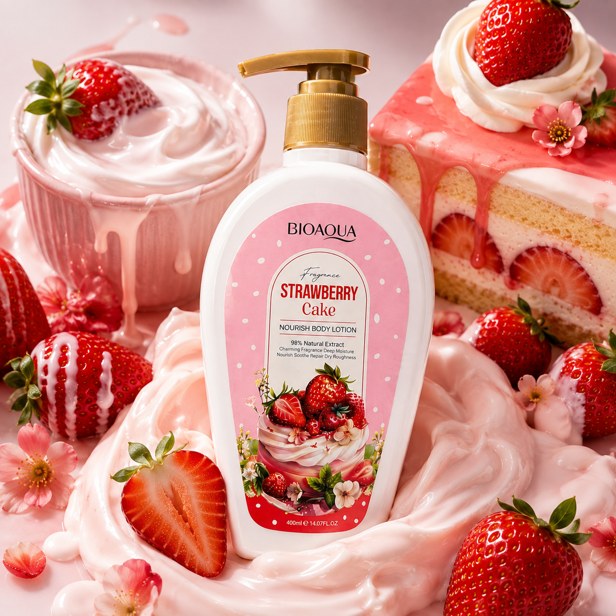 Crema Corporal Strawberry Cake | Bioaqua