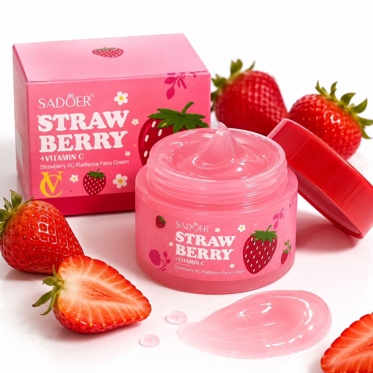 Crema Facial Frutilla | Sadoer