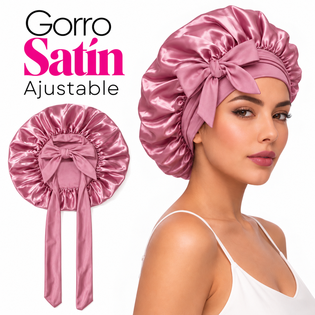 Gorro Satén para rizos | Uvalu