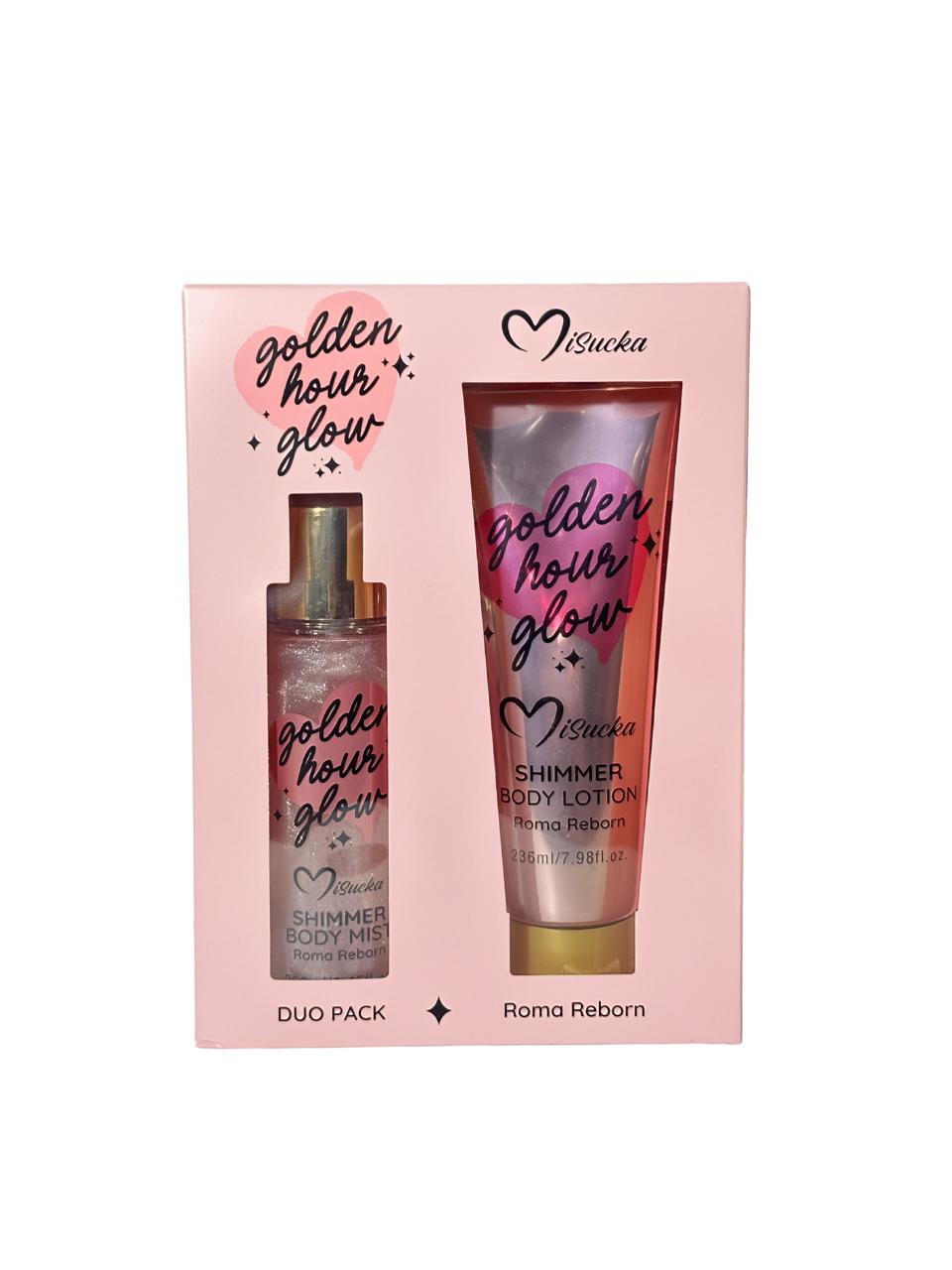 Set Body Mist y crema Golden Hour | Misucka