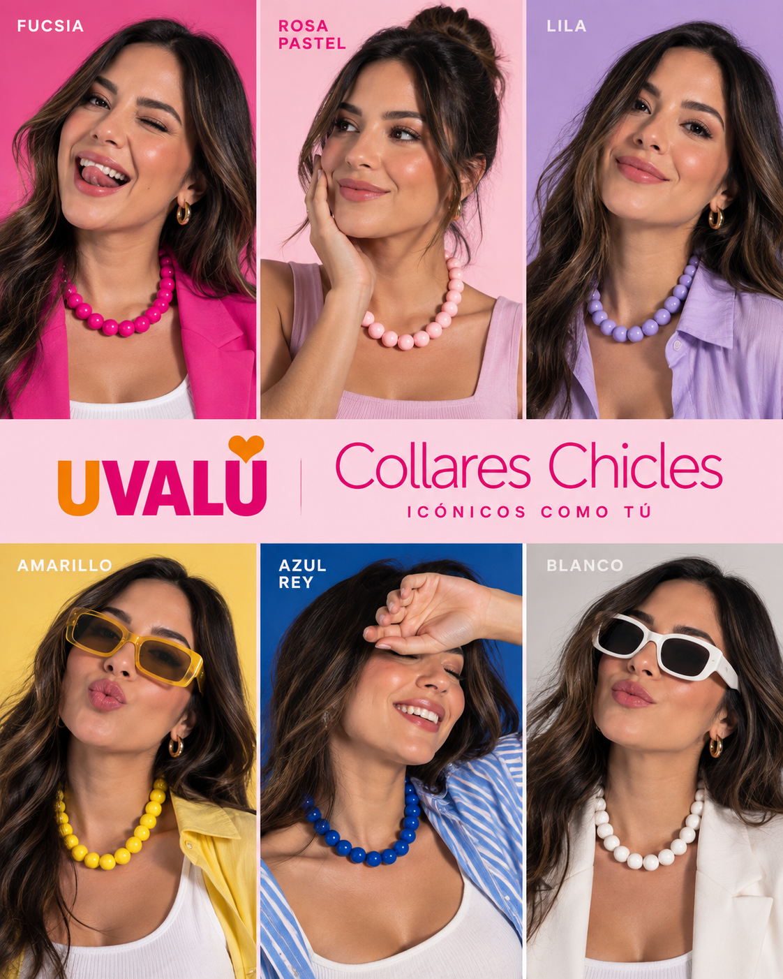 Collar Chunky Chicle | Uvalu