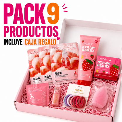 Pack Cuidado Facial 9 Productos Fritilla Lovers| Uvalu