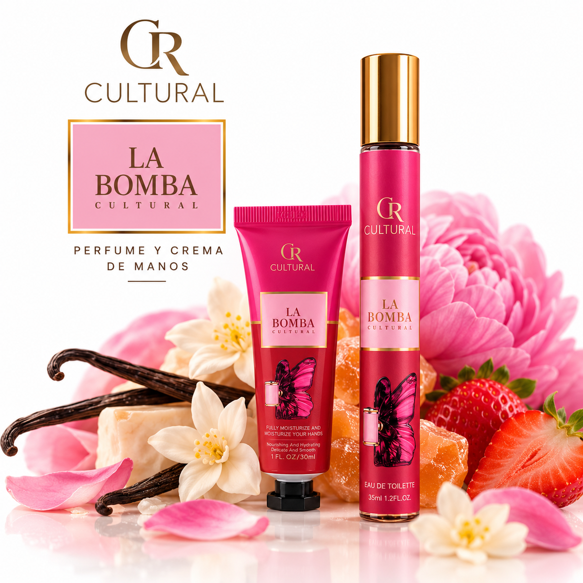 Perfume La Bomba + crema de manos | 35 ML