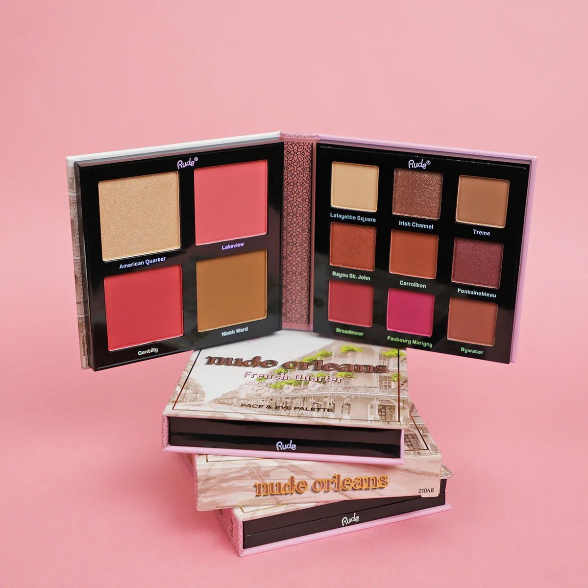 Paleta ojos y rostro Rude Nude Orleans