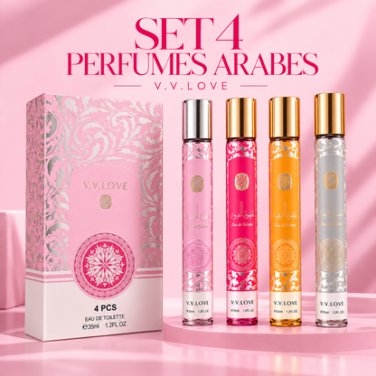 Set 4 Perfumes Árabes de mujer | V.V Love