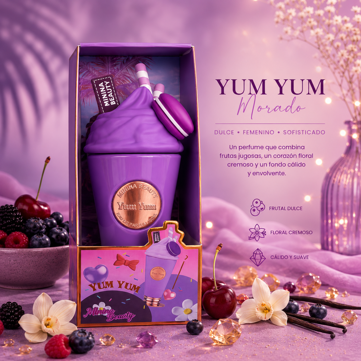 Body Splash Yum Yum Frutal suave  | Uvalu