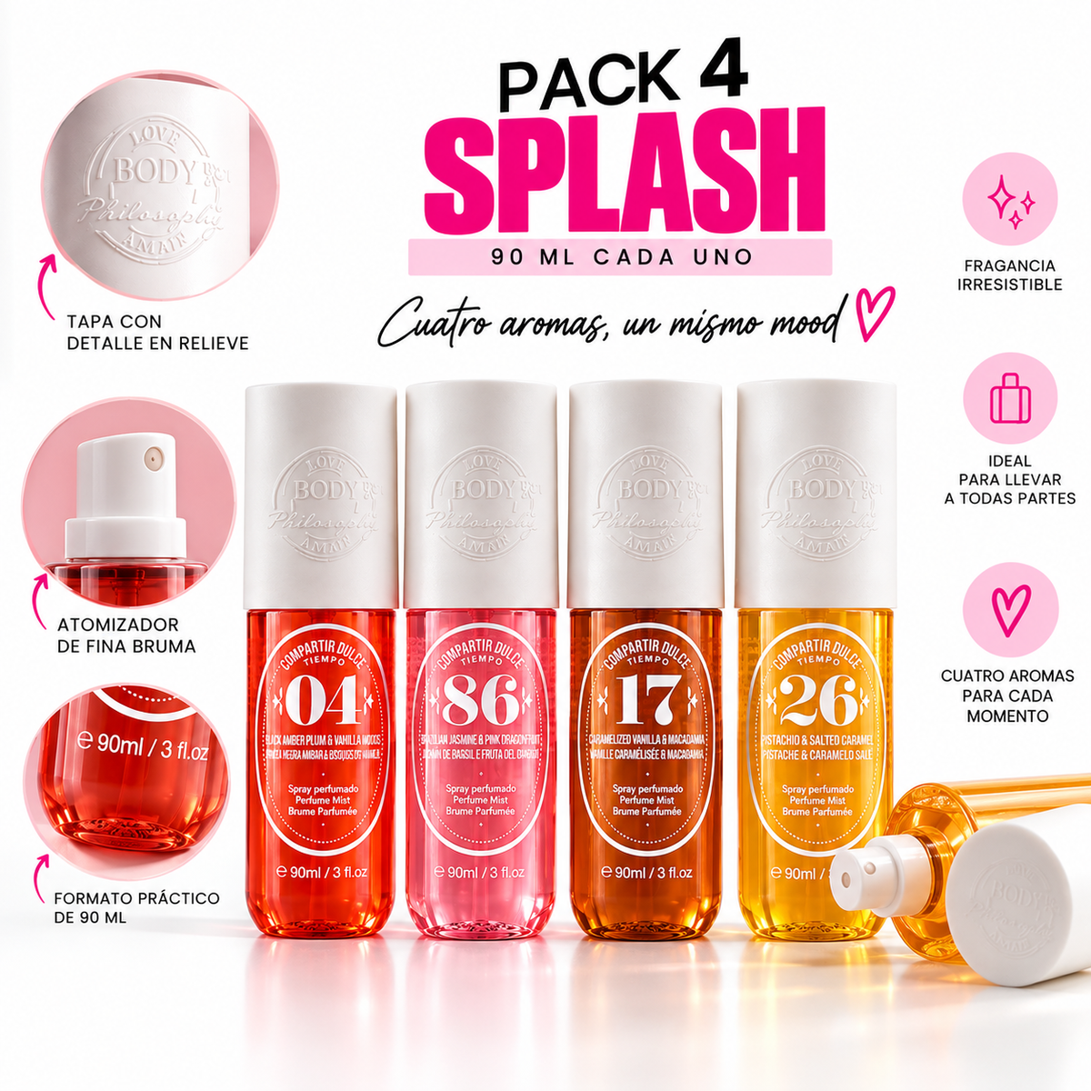 Pack Splash Mini Sol de Janeiro | By Philosophy